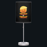 Trumpkin Or Treat Trumpkin Halloween Costume Table Lamp<br><div class="desc">A “Trumpkin Or Treat” Halloween costume design. Playful,  political,  and perfect for spooky fun.</div>