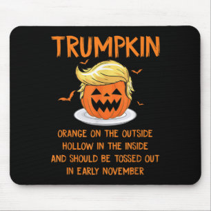 Trumpkin Orange On The Outside Anti-trump Hallowee Mouse Pad