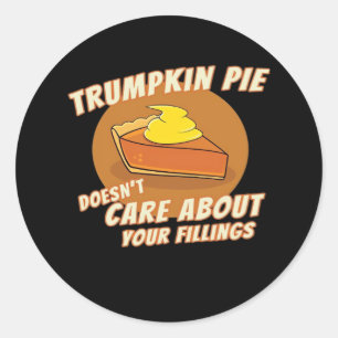 Trumpkin Pie Make Halloween Great Again Trumpkin P Classic Round Sticker