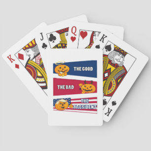 Trumpkin President Halloween Poker Cards