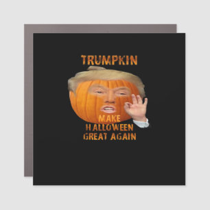 Trumpkin Pumpkin Make Halloween Great Again Car Magnet