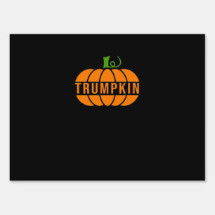 Trumpkin Pumpkin Sign