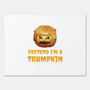 Trumpkin Pumpkin Sign