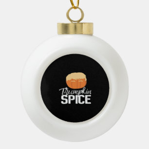 Trumpkin Spice Funny Political Halloween Ceramic Ball Christmas Ornament