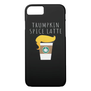 Trumpkin Spice Latte Funny Donald Joke Pumpkin Spi iPhone 8/7 Case