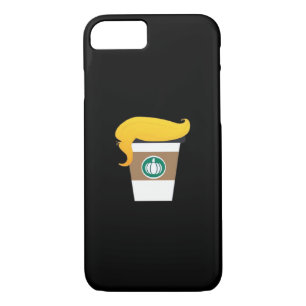 Trumpkin Spice Latte Funny Donald Joke Pumpkin Spi iPhone 8/7 Case