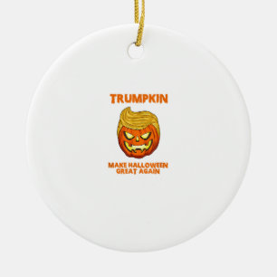 Trumpkin Usa Make Halloween Great Again Funny Ceramic Ornament
