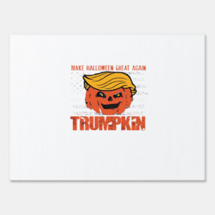 Trumpkin Usa Make Halloween Great Again Funny Sign