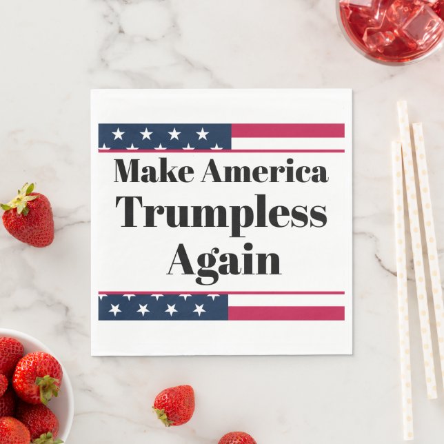 Trumpless Paper Napkin (Insitu)