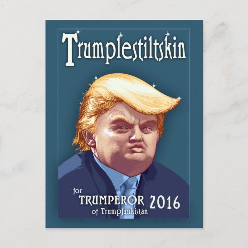 Trumplestiltskin Postcard