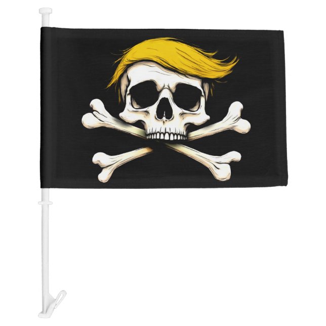 Trumpoison Car Flag (Front)
