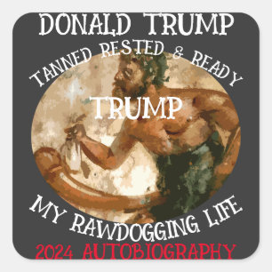Trumps 2030 2031 Republican Party 2032 2033 2034 X Square Sticker