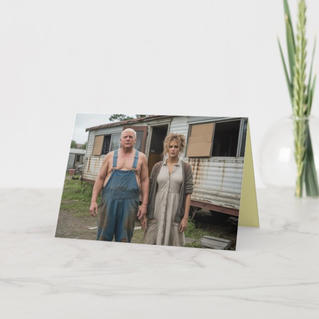 Trumps at Home Greeting Card (Front)