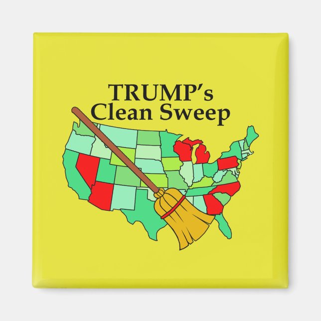 Trump's Clean Sweep Magnet (Front)