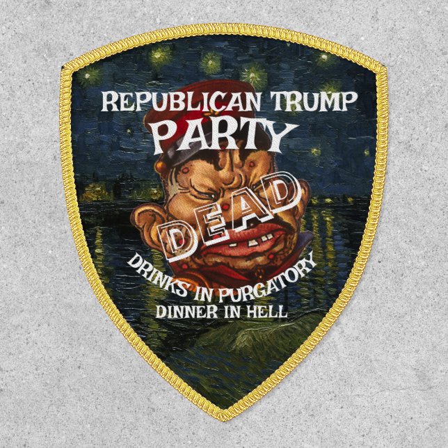 TRUMPS DEAD LF VG HG TRUMP SAVE DATE T REPUBLICAN PATCH (Front)