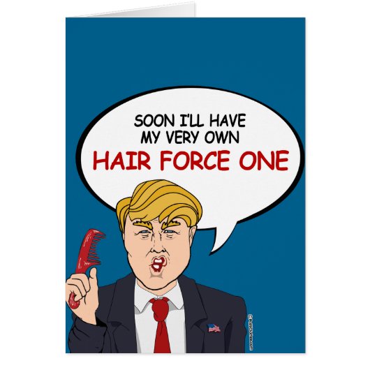Trump's Hair Force One Cards (Front)
