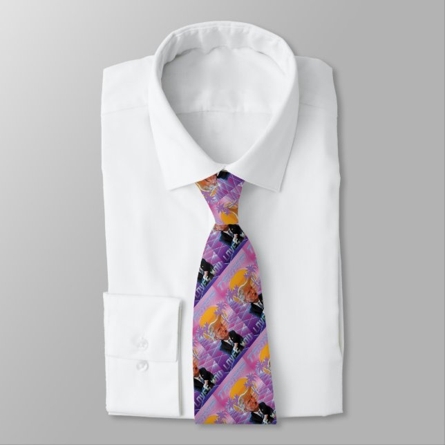 Trumps Loves You Trumpwave Tie (Tied)