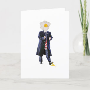 Trump's No Wallflower Customizable Birthday Card