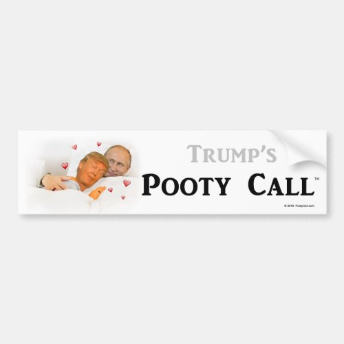 Trumps Pooty Call Bumper Sticker