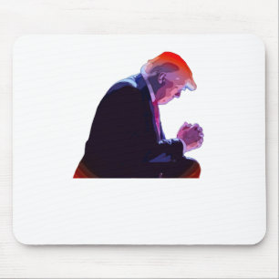 Trumps Praying Hand For America To Be Safe Again Mouse Pad