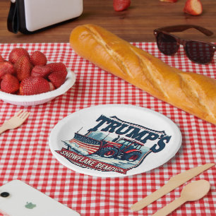 Trump's Snowflake Rmoval Service Inauguration Day Paper Plates