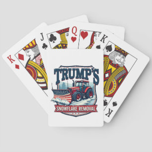 Trump's Snowflake Rmoval Service Inauguration Day Poker Cards