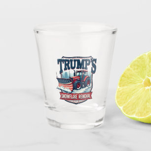 Trump's Snowflake Rmoval Service Inauguration Day Shot Glass