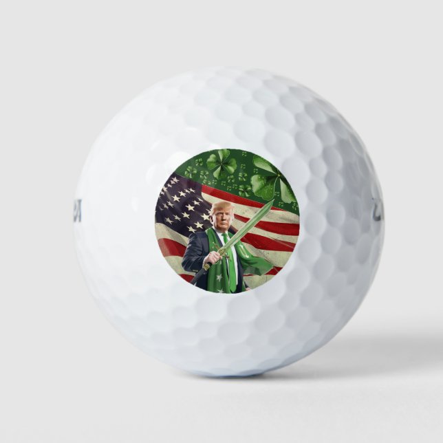 Trump's St. Paddy Golf Balls (Front)