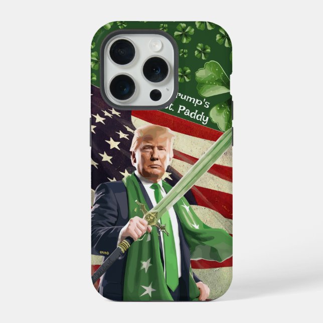 Trump's St. Paddy Iphone Case (Back)