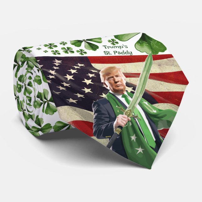 Trump's St. Paddy Neck Tie (Rolled)