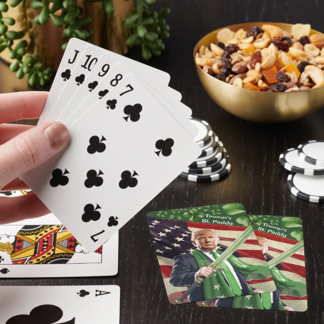 Trump's St. Paddy Poker Cards (In Situ)