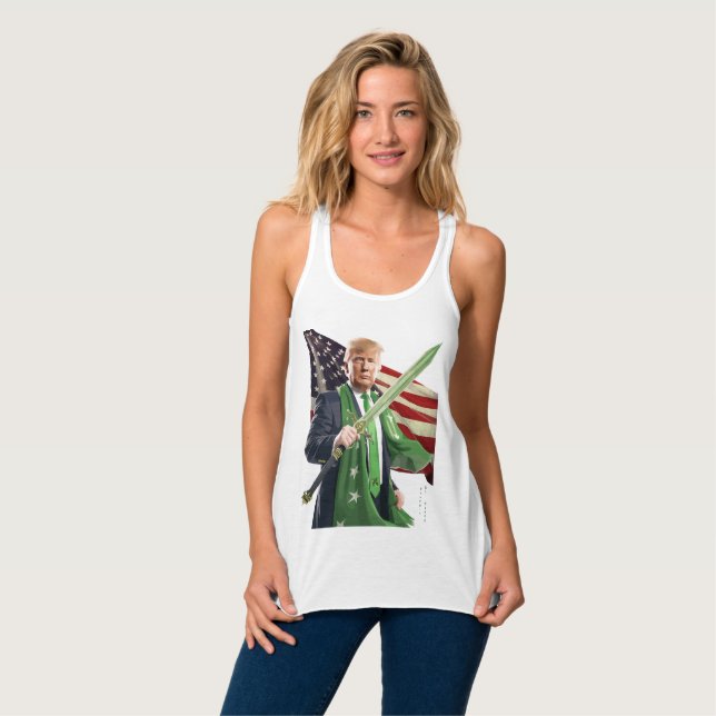 Trump's St. Paddy Tank Top (Front Full)
