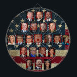 Trump's White House Cabinet Dartboard<br><div class="desc">Trump's White House Cabinet</div>