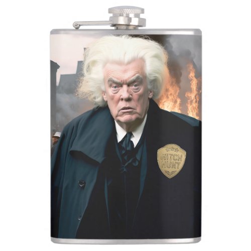 Trumps Witch Hunt Flask