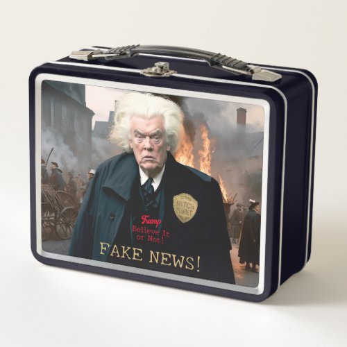 Trumps Witch Hunt Metal Lunch Box