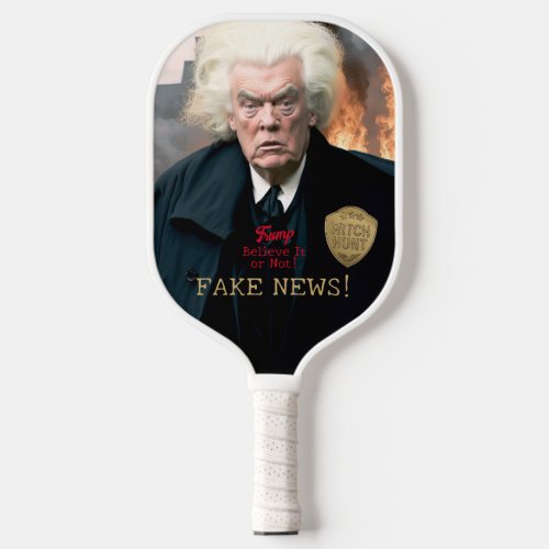 Trumps Witch Hunt Pickleball Paddle