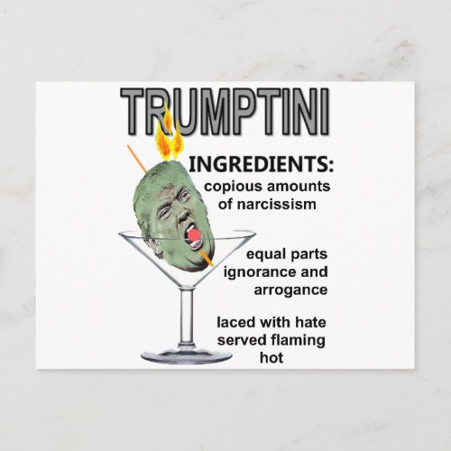 Trumptini Postcard