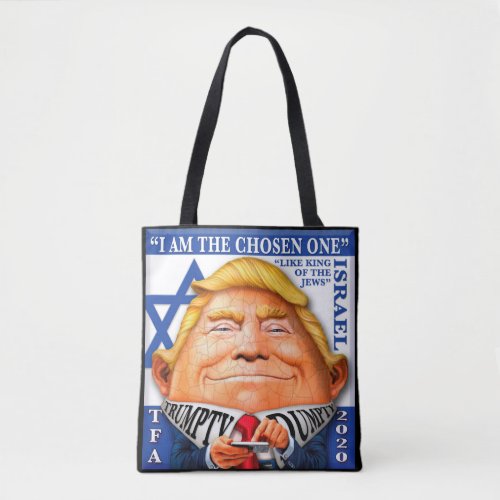 Trumpty Dumpty King of Jews Tote Bag