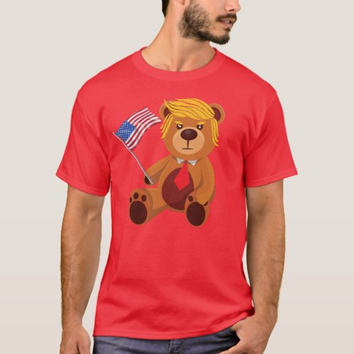 Trumpy Bear Trump 24 Elect President Trump 2024 T_Shirt