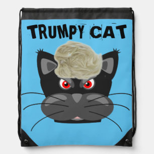 Trumpy Cat w/funny Donald Trump Hair, Backpack
