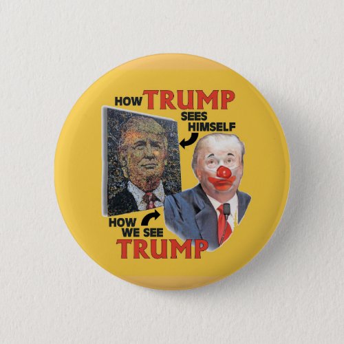 Trumpy The Clown Button