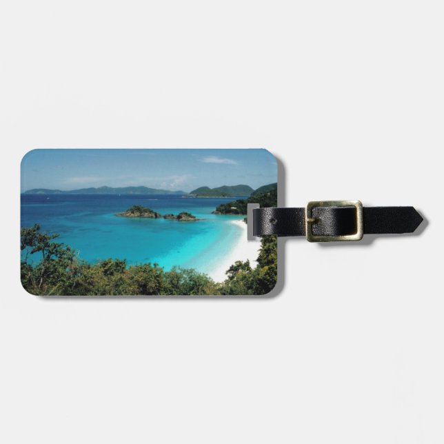 Trunk Bay Luggage Tag (Front Horizontal)