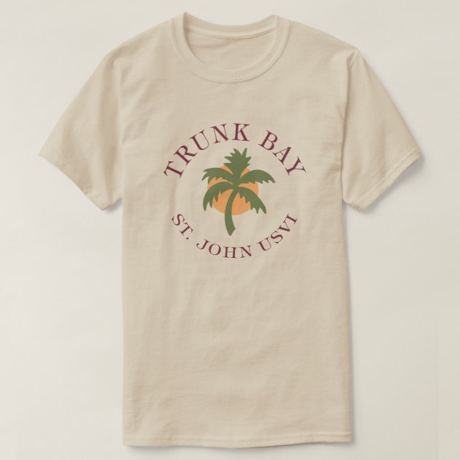 Trunk Bay shirt US Virgin Islands (Design Front)