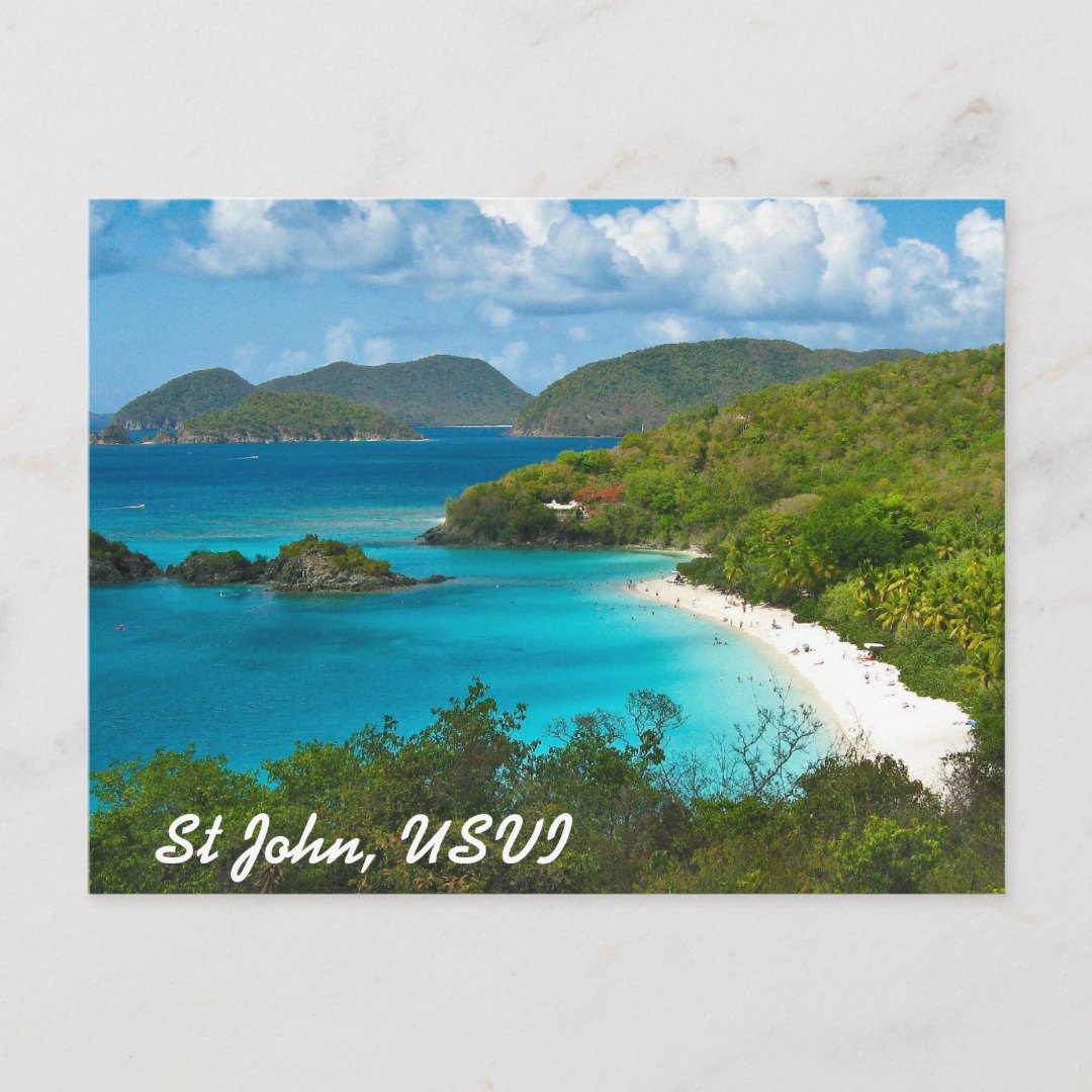 Trunk Bay, St John USVI Postcard Zazzle
