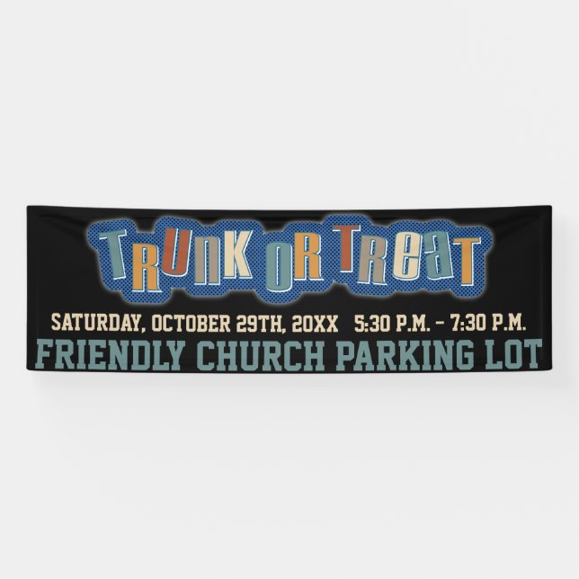 Trunk Or Treat Event Banner (Horizontal)