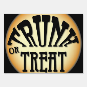 Trunk Or Treat Event Sign