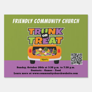 Trunk or Treat Event Sign
