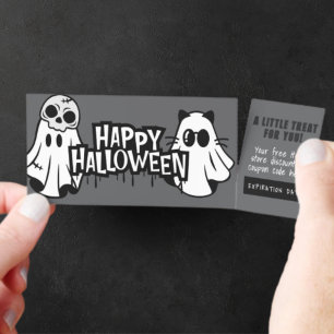 Trunk or Treat Halloween Business Coupon Tickets