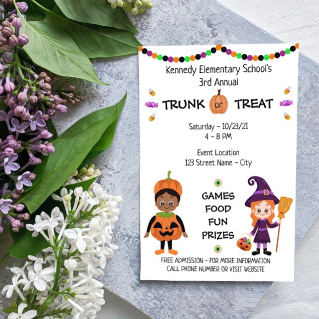 Trunk or Treat Halloween Invitation (Creator Uploaded)