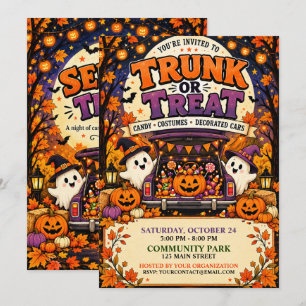 Trunk or Treat Halloween Invitation